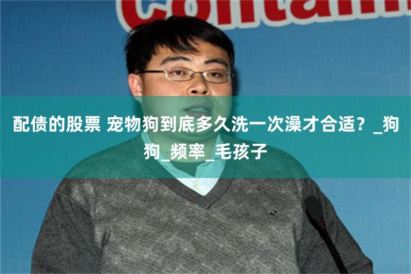 配债的股票 宠物狗到底多久洗一次澡才合适？_狗狗_频率_毛孩子