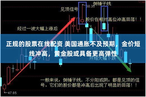 正规的股票在线配资 美国通胀不及预期，金价短线冲高，黄金股或具备更高弹性