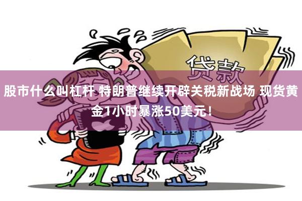 股市什么叫杠杆 特朗普继续开辟关税新战场 现货黄金1小时暴涨50美元！