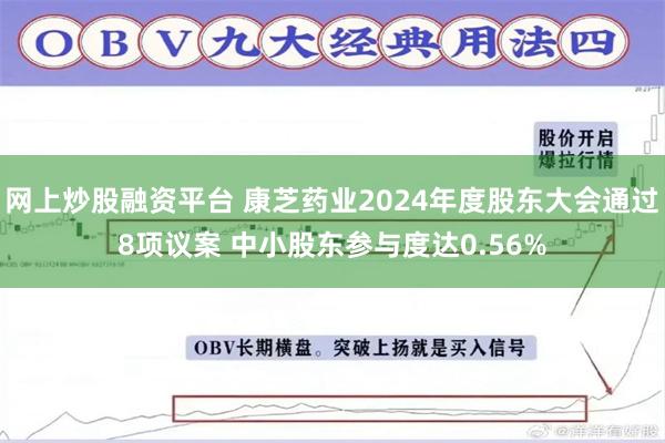 网上炒股融资平台 康芝药业2024年度股东大会通过8项议案 中小股东参与度达0.56%