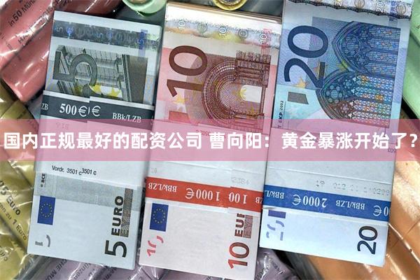 国内正规最好的配资公司 曹向阳：黄金暴涨开始了？