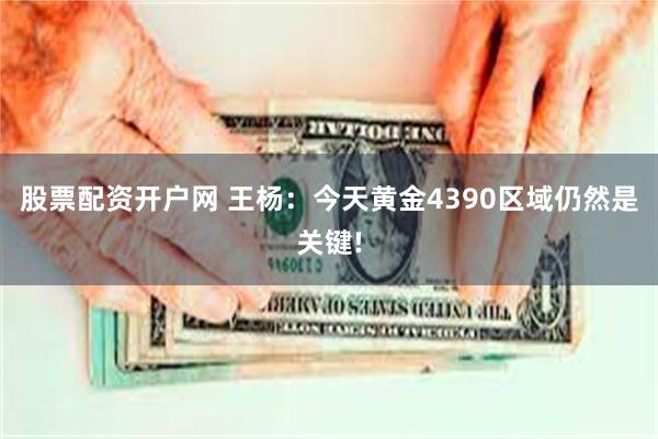 股票配资开户网 王杨：今天黄金4390区域仍然是关键!