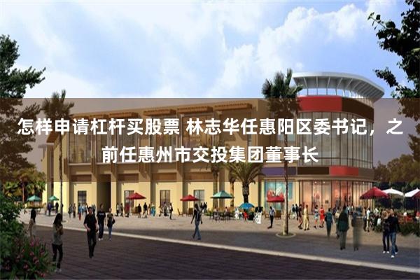 怎样申请杠杆买股票 林志华任惠阳区委书记，之前任惠州市交投集团董事长