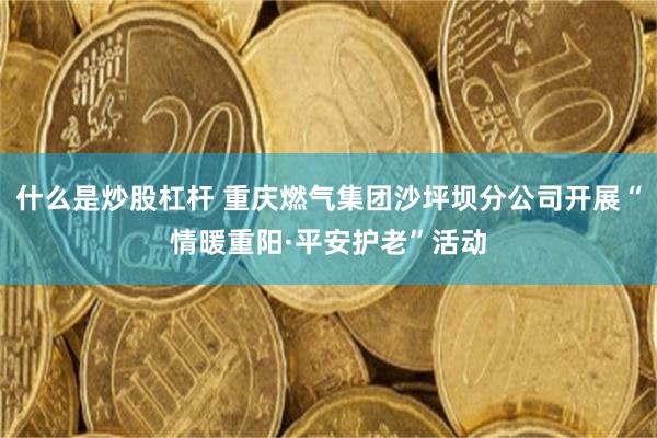 什么是炒股杠杆 重庆燃气集团沙坪坝分公司开展“情暖重阳·平安护老”活动